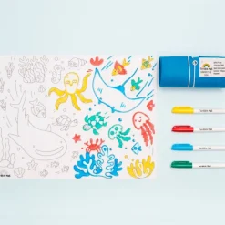 Tapete silicona reutilizable para colorear Mar - Scribble Mat