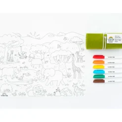 Tapete silicona reutilizable para colorear Safari - Scribble Mat