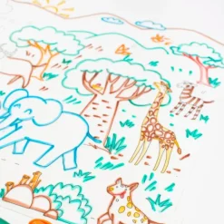 Tapete silicona reutilizable para colorear Safari - Scribble Mat