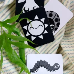 Tarjetas de contrastes blanco y negro doble cara (4) - Lille Vilde