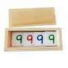 Tarjetas de papel pequeñas con números 1-9000 - Montessori