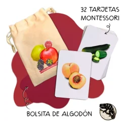 Tarjetas 8 idiomas Mis primeras palabras multilingües: frutas y verduras (32) - Emeteca Kids