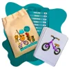 Tarjetas 8 idiomas Mis primeras palabras multilingües: objetos (32) - Emeteca Kids