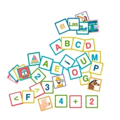 Tarjetas magnéticas Imanix Style Cards letras y números (150) - Braintoys