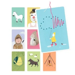 Tarjetas para coser y enhebrar (8) - Londji