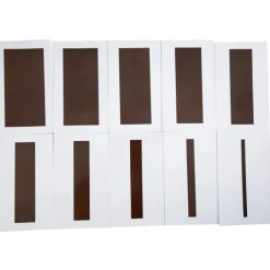 Tarjetas para la escalera marrón - Montessori