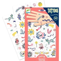 Tatuajes dulces sueños que brillan en la oscuridad - Djeco