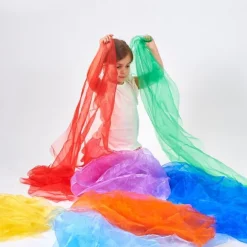 Telas de organza de colores 1 x 1,5 metros (7) - TickiT