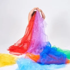 Telas de organza de colores 1 x 1,5 metros (7) - TickiT