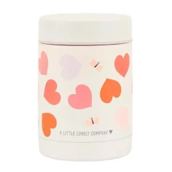 Termo isotérmico de acero inoxidable Corazones 300 ml - A Little Lovely Company