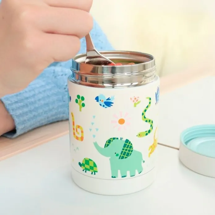 Termo isotérmico de acero inoxidable Jungla 300 ml - A Little Lovely Company