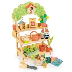Tienda puesto de jardinería de madera - Tender Leaf
