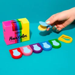 Tizas de colores para pintar el pelo (6) - Omy