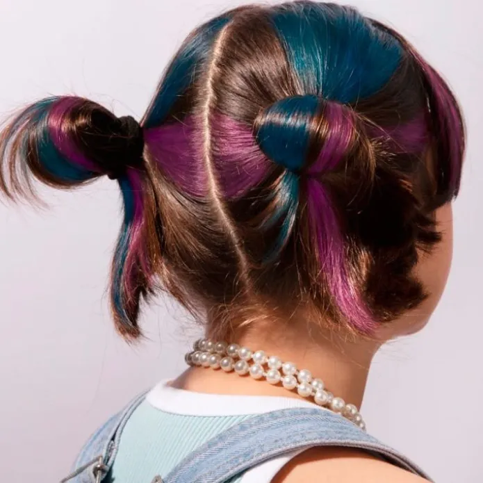 Tizas de colores para pintar el pelo (6) - Omy