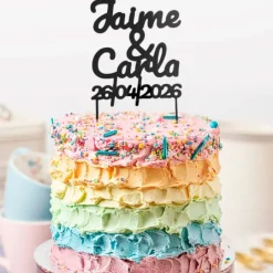 Topper Nombre o Texto Personalizado - 4 líneas