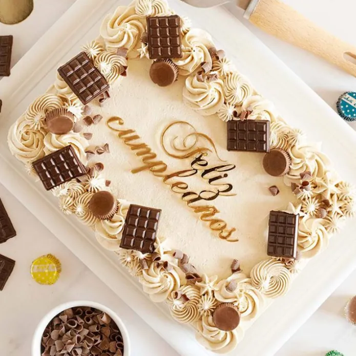 Topper personalizado cumple - Nombre y edad en círculo