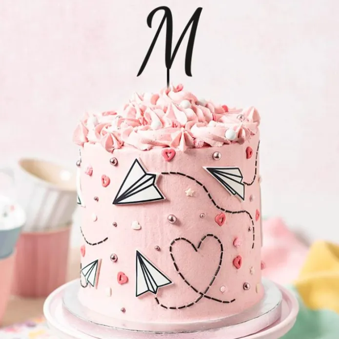 Topper personalizado Letra Mayúscula (8 cm)