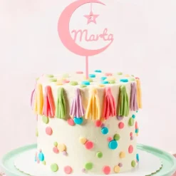 Topper personalizado Luna - Nombre y edad