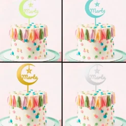 Topper personalizado Luna - Nombre y edad