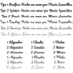 Topper personalizado nombre y edad