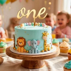 Topper personalizado tartas de cumpleaños número One