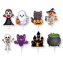 Toppers para cupcakes y fiambreras Halloween (16) - Dekora