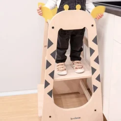 Torre de aprendizaje de madera Giraffe Tower - Beeloom + REGALO cuchillo