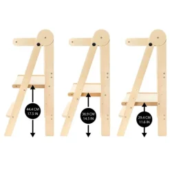 Torre de aprendizaje de madera plegable Cofty - 509Crew