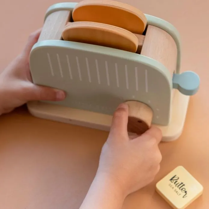 Tostadora con accesorios de madera - Little Dutch