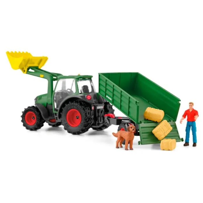 Tractor con remolque Farm World - Schleich