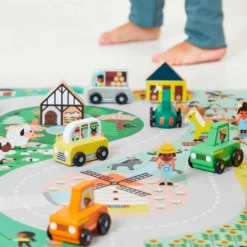 Tractor de madera Cross Roads - Janod
