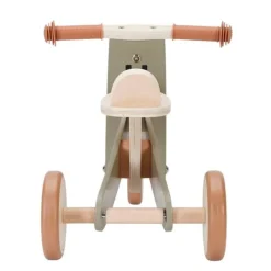 Triciclo de madera verde vintage - Little Dutch