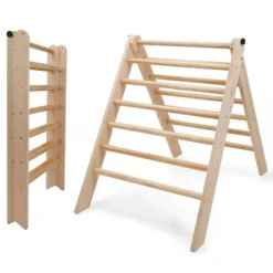 Triángulo de escalada de madera plegable Pikler Duo - 509Crew