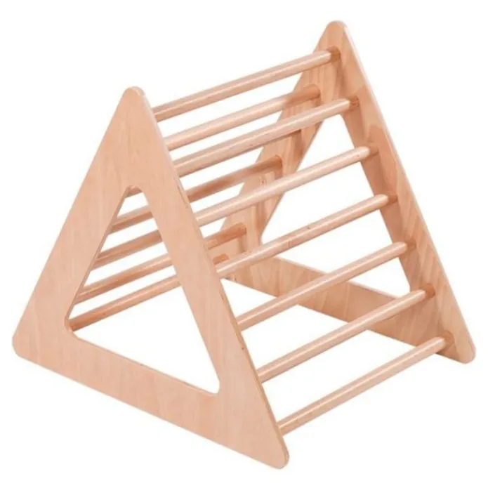 Triángulo de madera con barrotes para escalar grande Pikler - Dusyma + REGALO tabla