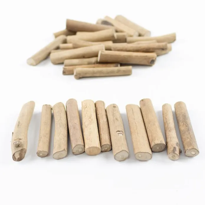 Troncos pequeños de madera 6 cm 100 g - Deukaliptus