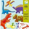 Títeres de papel Dino - Djeco