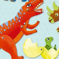 Títeres de papel Dino - Djeco