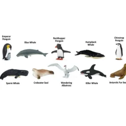 Tubo 10 piezas animales de la Antártida - Safari