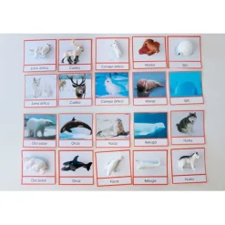 Tubo 10 piezas animales del Ártico - Safari