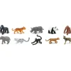 Tubo 10 piezas animales en peligro de extinción - Safari