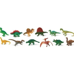 Tubo 12 piezas dinosaurios II - Safari
