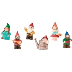 Tubo 6 piezas familia de gnomos - Safari