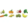 Tubo 8 piezas frutas y verduras - Safari