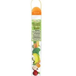 Tubo 8 piezas frutas y verduras - Safari