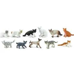 Tubo 11 piezas gatos domésticos - Safari