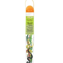Tubo 16 piezas reptiles - Safari