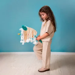 Unicornio con palo y 3 conos - BS Toys