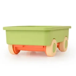 Vagón verde con cuerda para transportar - LC