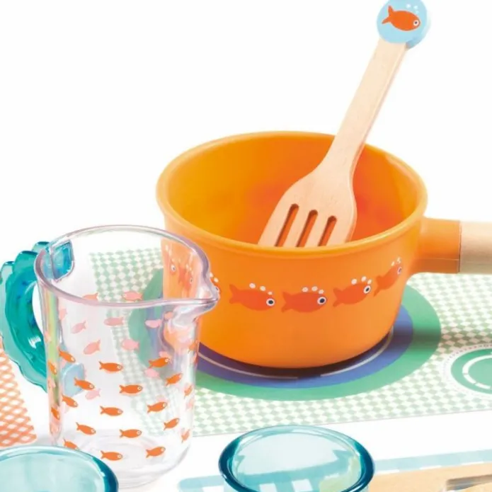 Vajilla y alimentos 29 piezas - Djeco