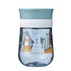 Vaso de aprendizaje antiderrame 360º azul Sailors Mepal - Little Dutch